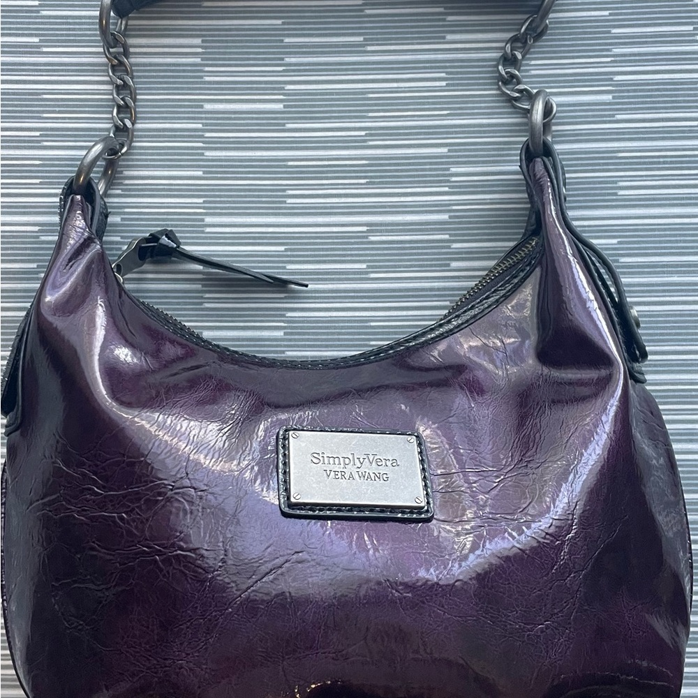 Simply Vera Vera Wang Purple Hobo Shoulder Bag